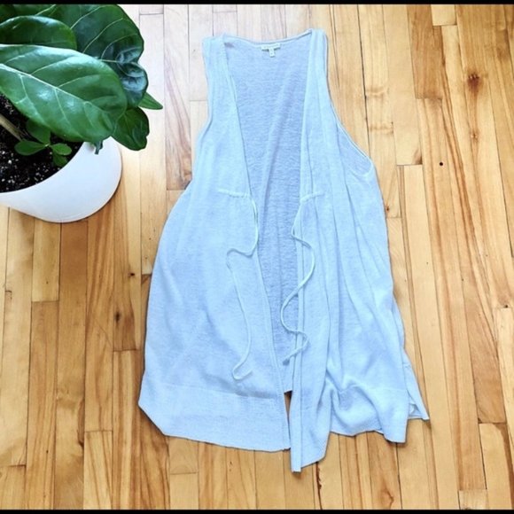 Eileen Fisher Sweaters - Eileen Fisher linen top vest sweater sleeveless XL